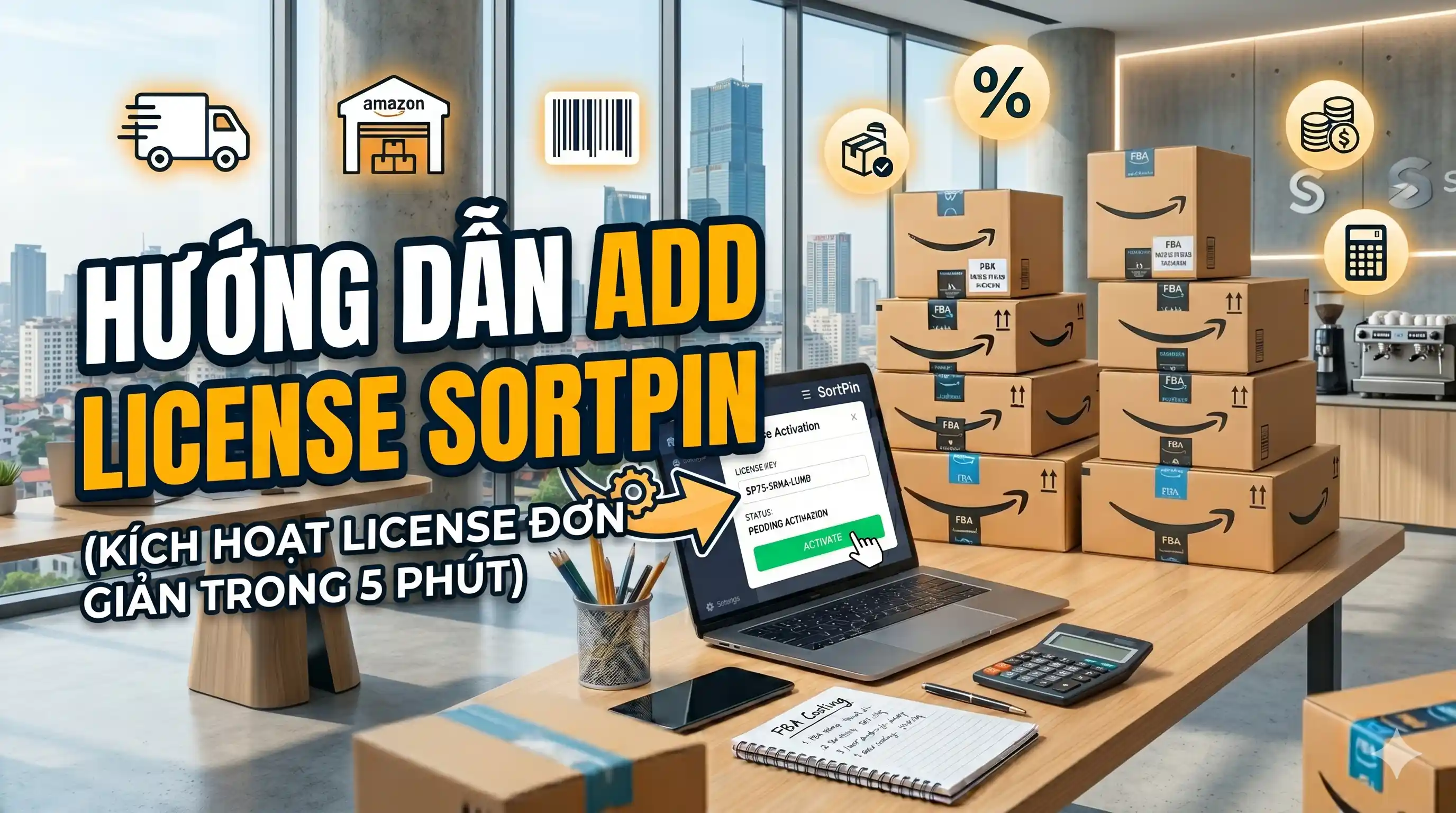 Hướng dẫn Add License SortPin