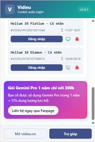 Icon máy tính đã chuyển sang màu xám gạch chéo